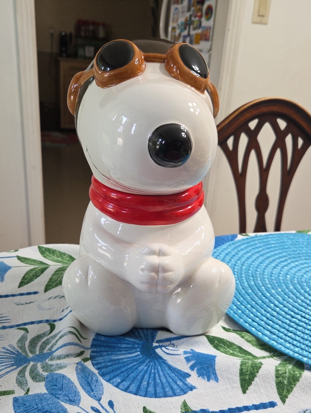 Vintage 1994 Snoopy Flying Ace Cookie Jar